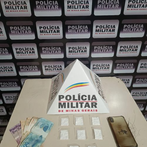 Traficante é preso em flagrante pela PMMG durante o carnaval em Pains